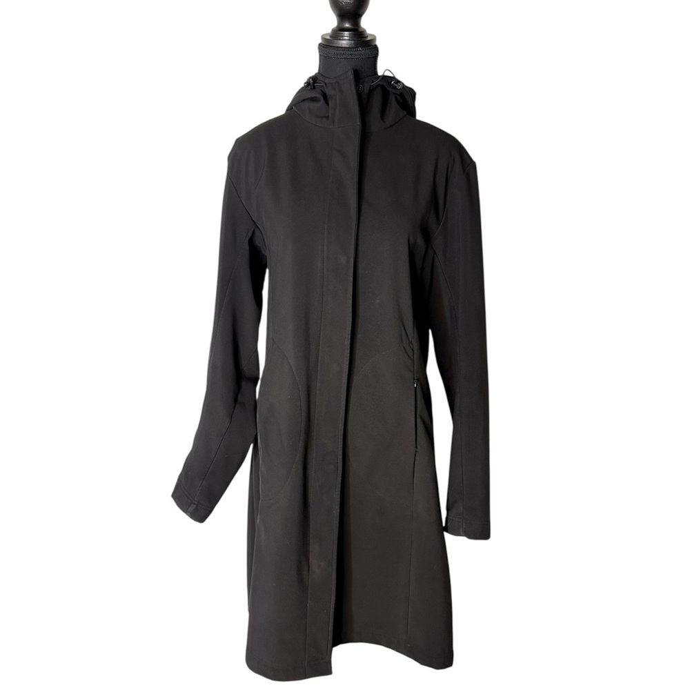 Women’s Black Hooded Long Coat